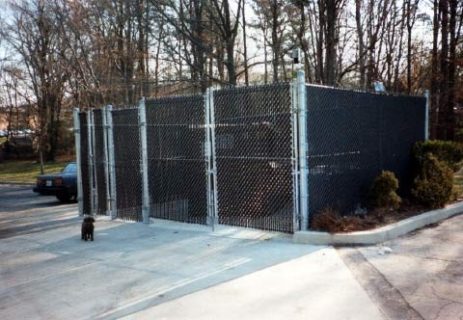 Trash or equipment enclosures provide both safety and beauty to the surronding areas