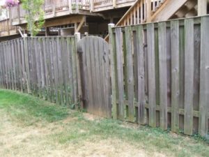 worn out old fence