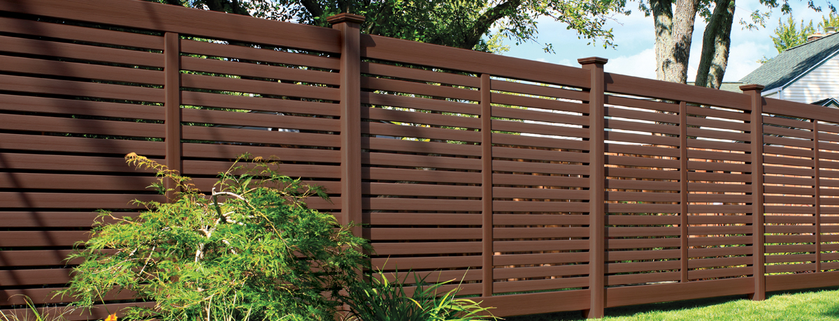 Horizontal Vinyl Fence