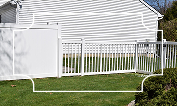 Vinyl Fence Installed